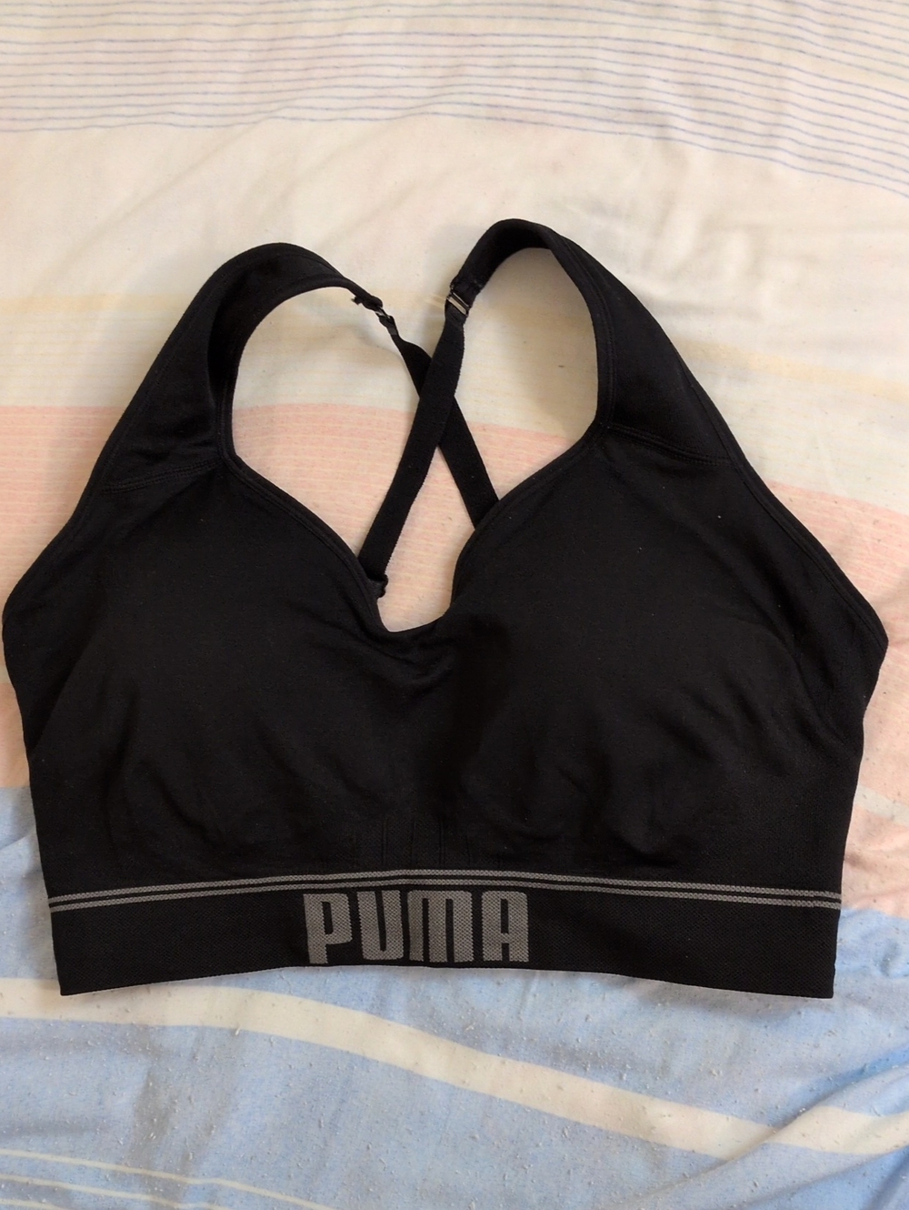 Puma Black Sports Bra